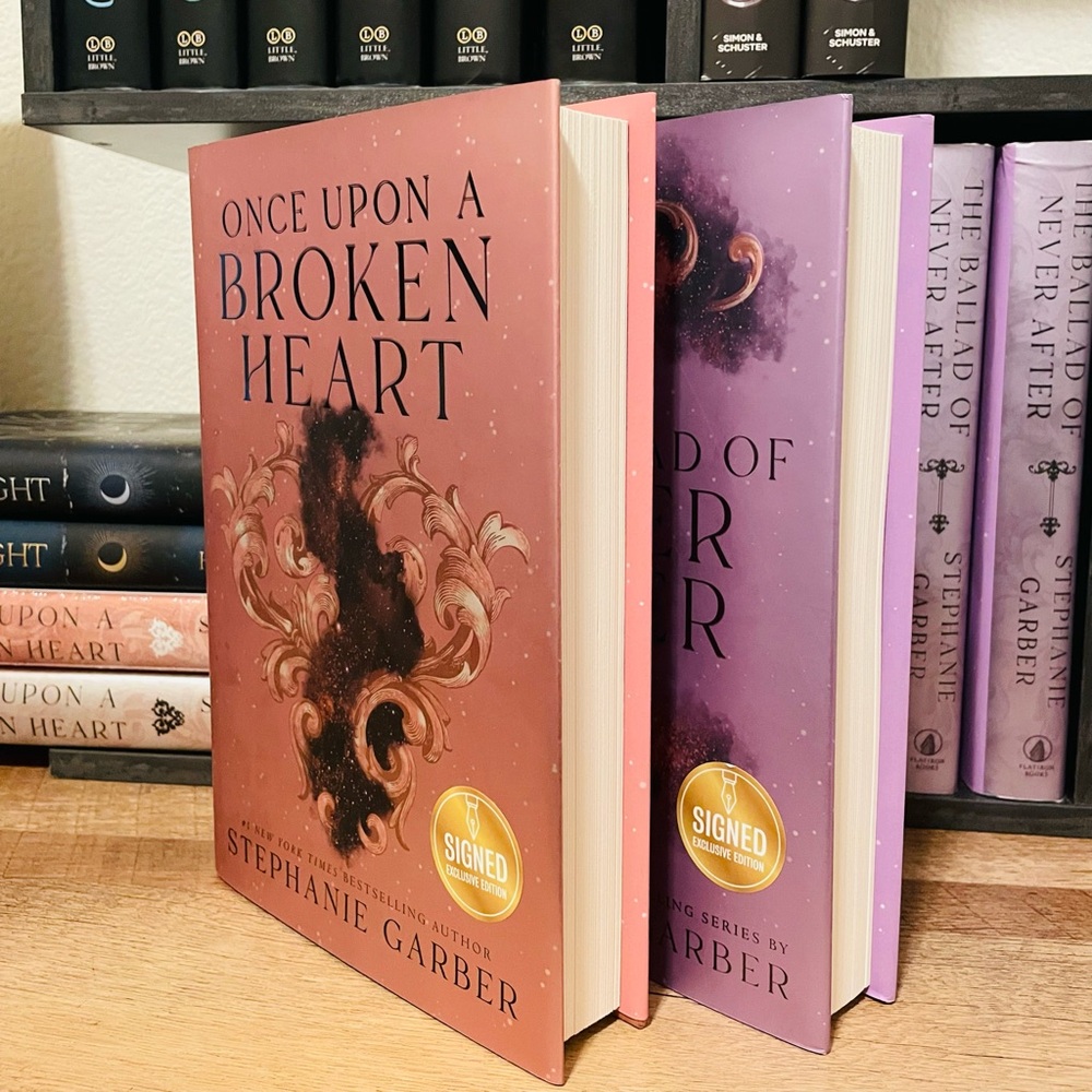 Barnes and Noble Signed OUABH + Signed TBONA by Stephanie Garbe